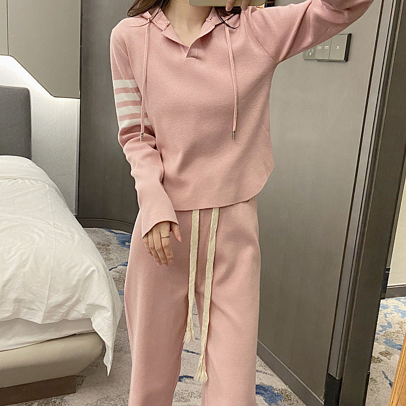 2025SS Hooded long-sleeved set THOM TREND