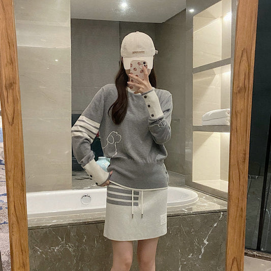 2025SS  Double Dog Pullover Sweater THOM TREND