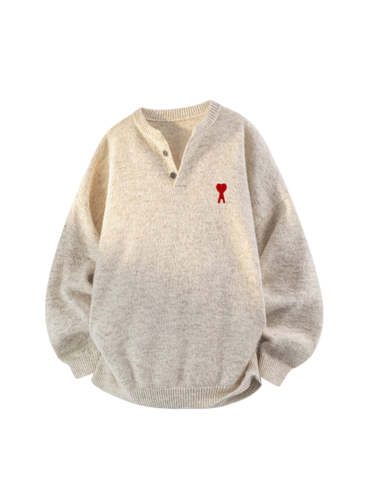 American Henley Collar Sweater THOM TREND