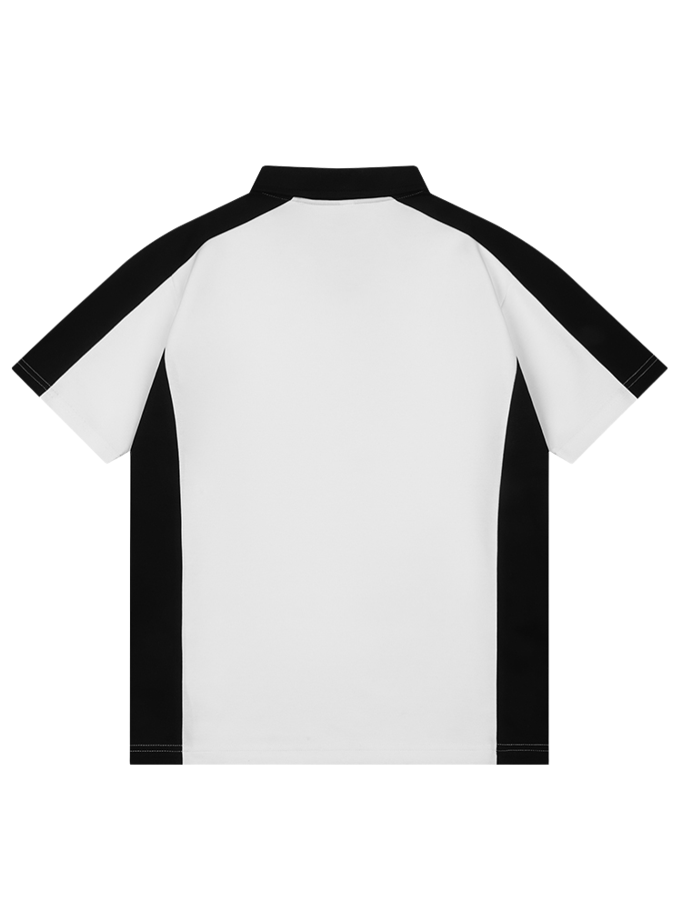 Unisex patchwork polo shirt THOM TREND