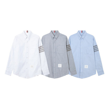 Placket ribbon shirt（副本） THOM TREND