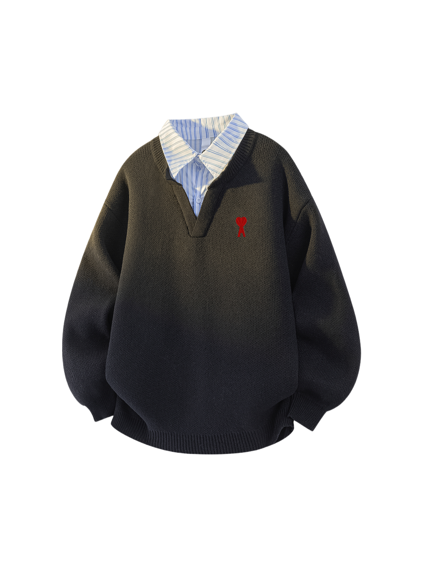 Faux two-piece sweater THOM TREND