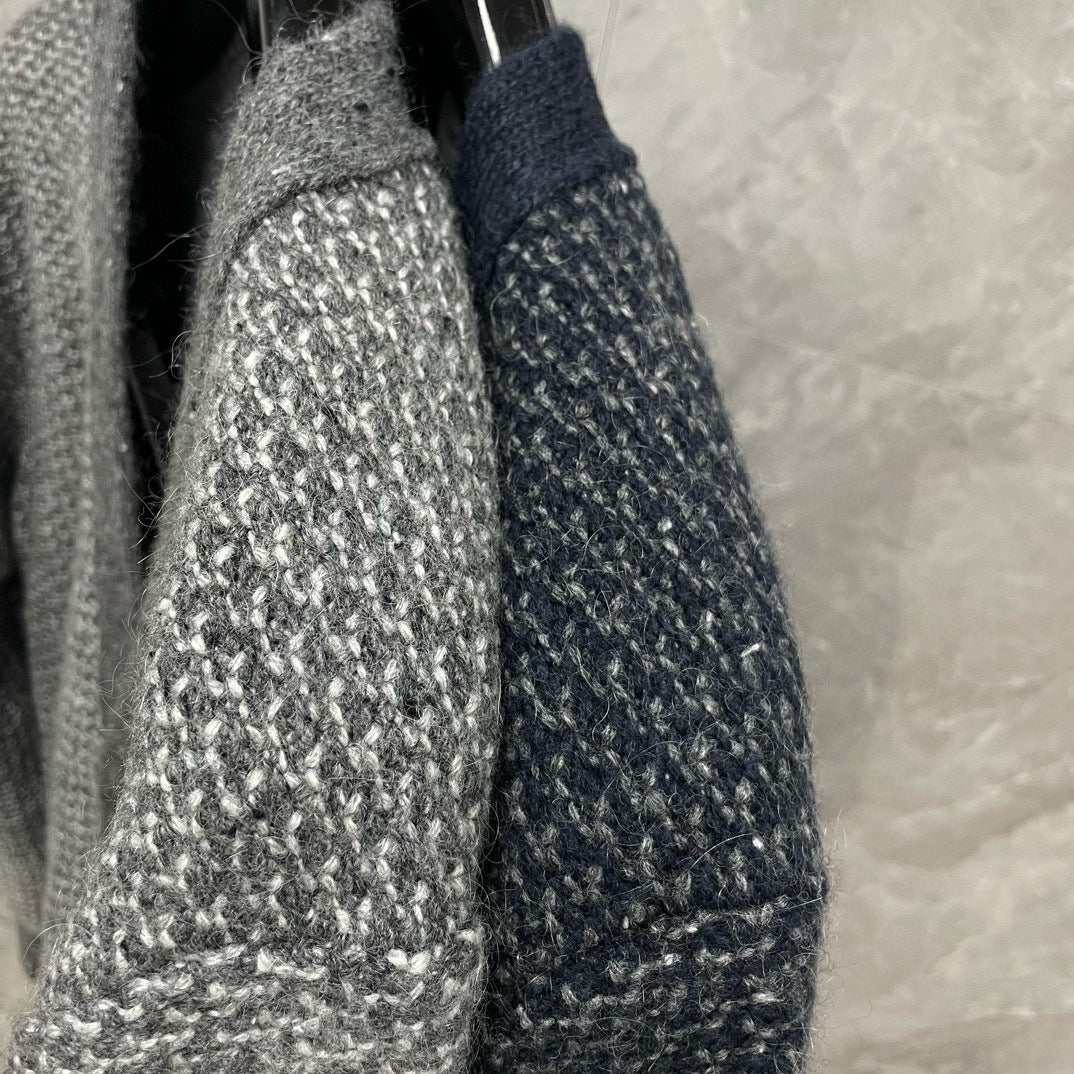 2025SS Snowflake Chunky Knit Cardigan
