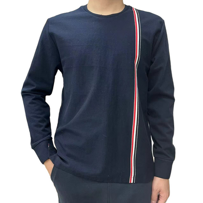 2025SS  vertical striped long-sleeved T-shirt THOM TREND
