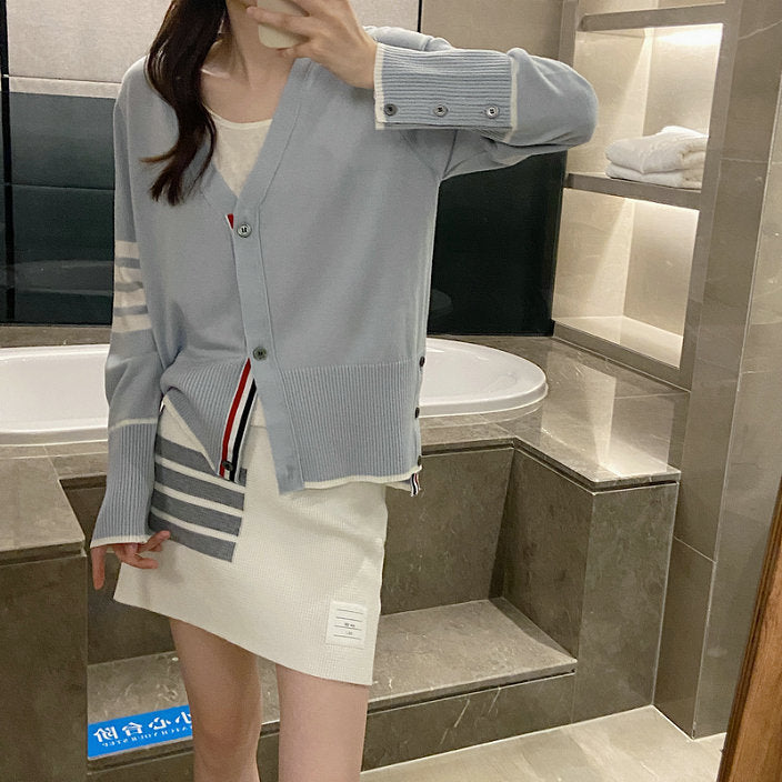 2025SS  Back sailboat cardigan THOM TREND