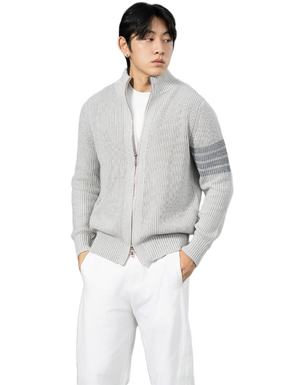 2025SS Stand collar cardigan THOM TREND