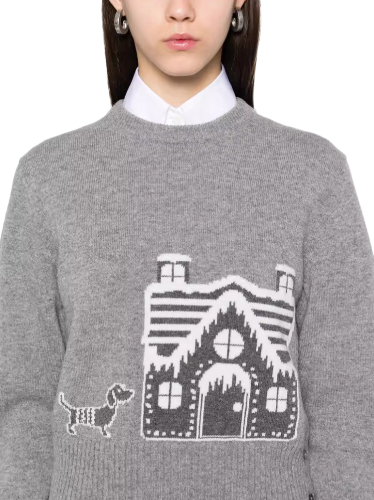Christmas House Knitted Sweater THOM TREND