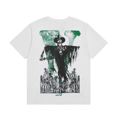 Scarecrow embroidered T-shirt