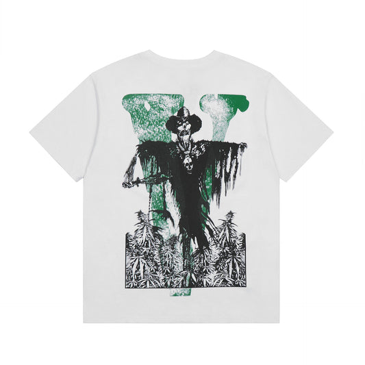 Scarecrow embroidered T-shirt