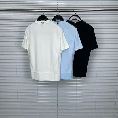 2025SS Short-sleeved solid color THOM TREND