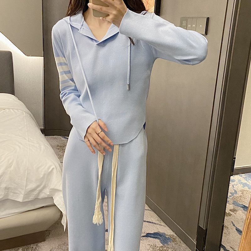 2025SS Hooded long-sleeved set THOM TREND