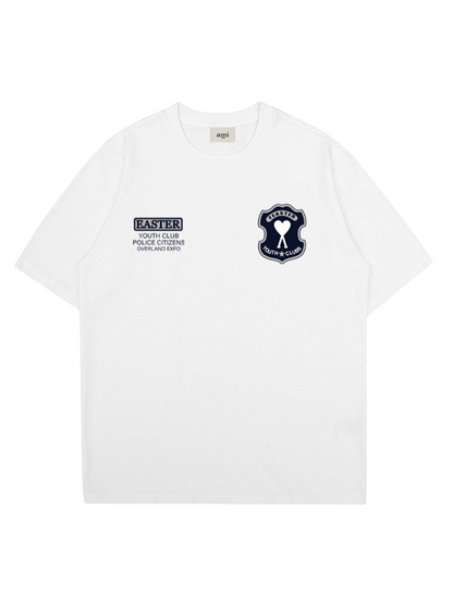 Unisex shield logo T-shirt THOM TREND