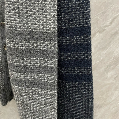 2025SS Snowflake Chunky Knit Cardigan