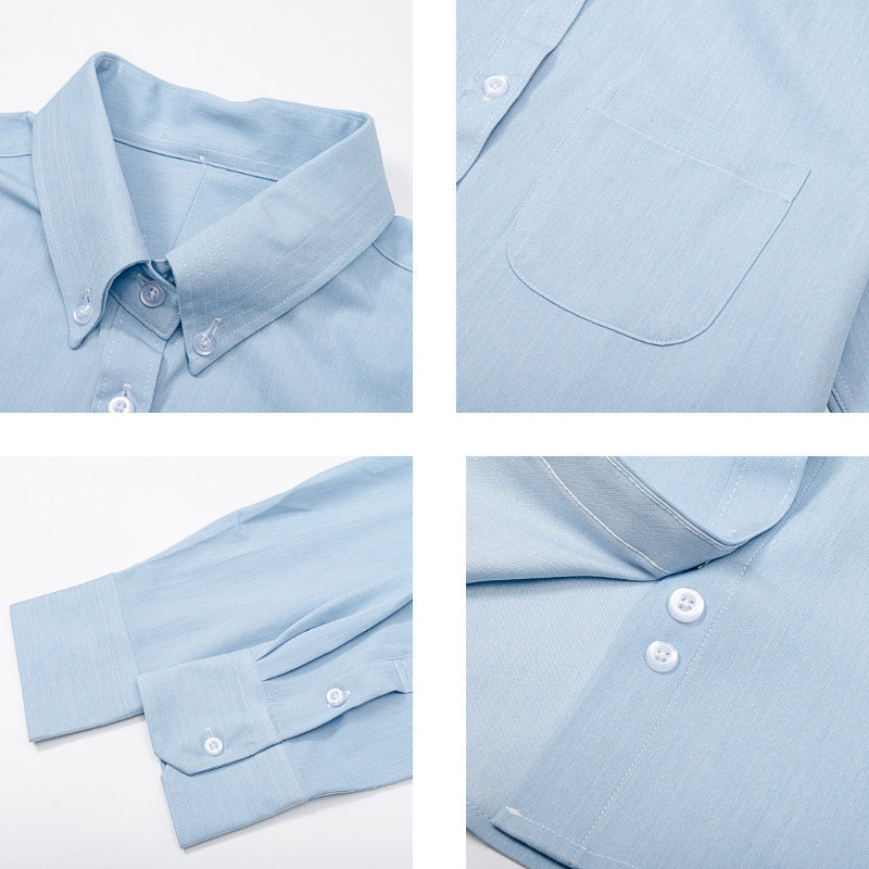 2025SS  striped long-sleeved shirt THOM TREND