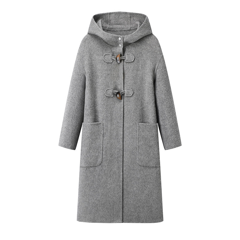 2025SS Double-faced hooded wool coat THOM TREND