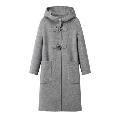 2025SS Double-faced hooded wool coat THOM TREND