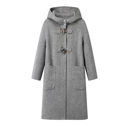 2025SS Double-faced hooded wool coat THOM TREND