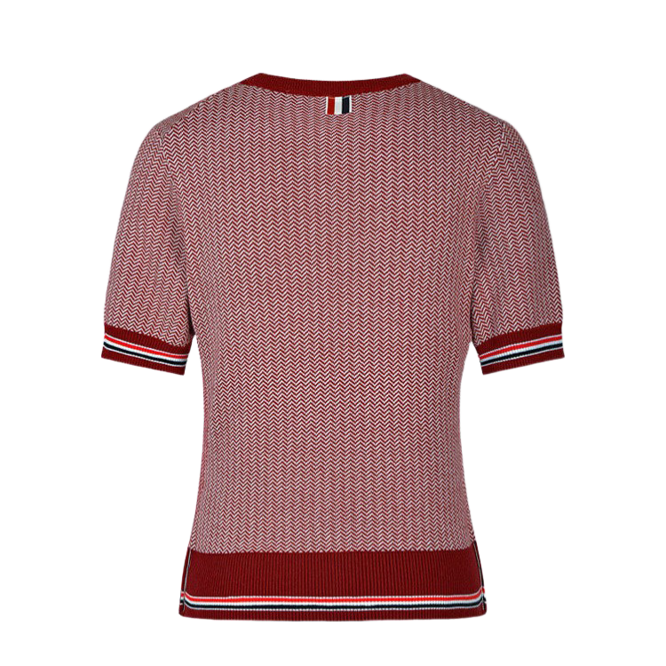 2025SS herringbone pattern T-shirt THOM TREND
