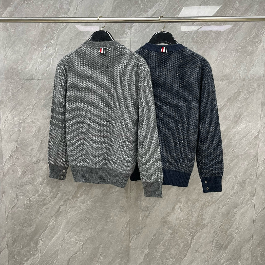 2025SS Snowflake Chunky Knit Cardigan