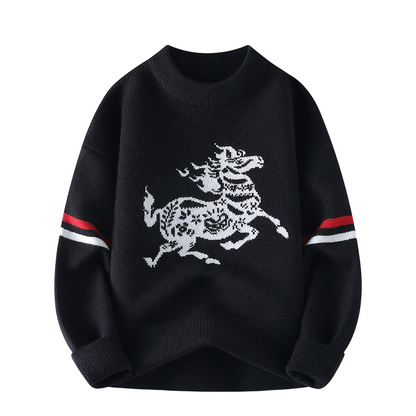 2025SS Horse zodiac sweater