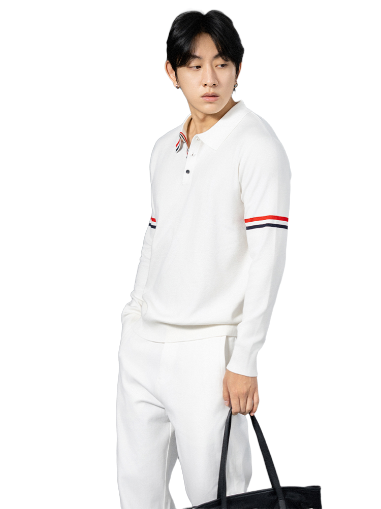 2025SS Unisex lapel sweater THOM TREND