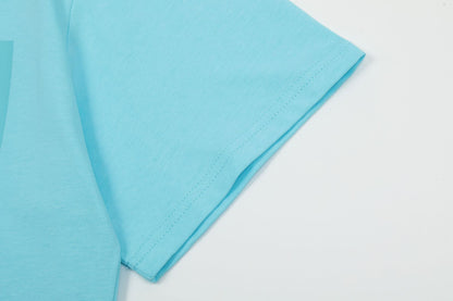 Letter V embroidered T-shirt