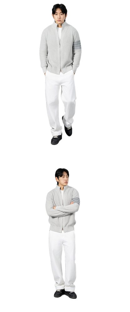 2025SS Stand collar cardigan THOM TREND