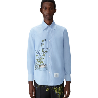 2025SS   Embroidered Oxford Shirt