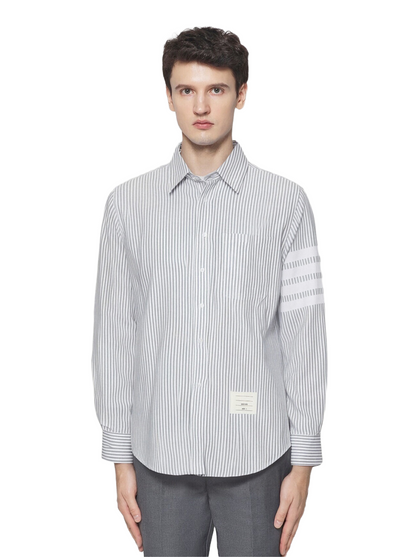 2025SS Striped white stripe shirt THOM TREND