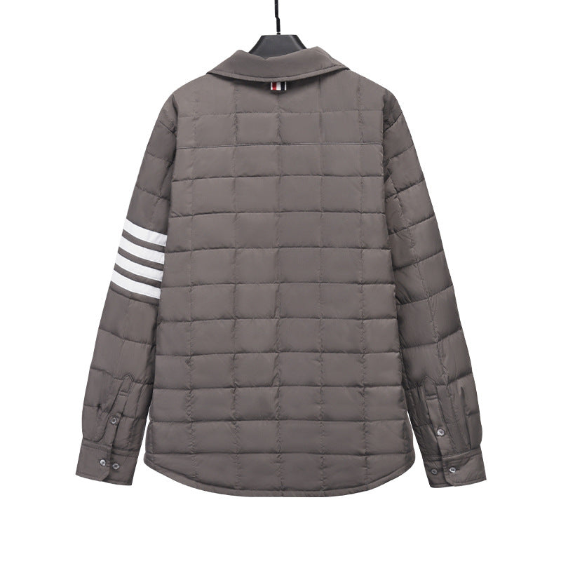 2025SSS Plaid four-bar jacket THOM TREND