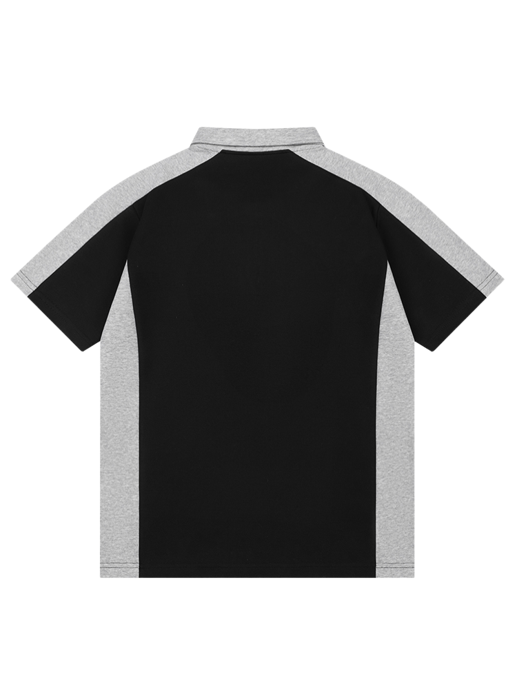 Unisex patchwork polo shirt THOM TREND