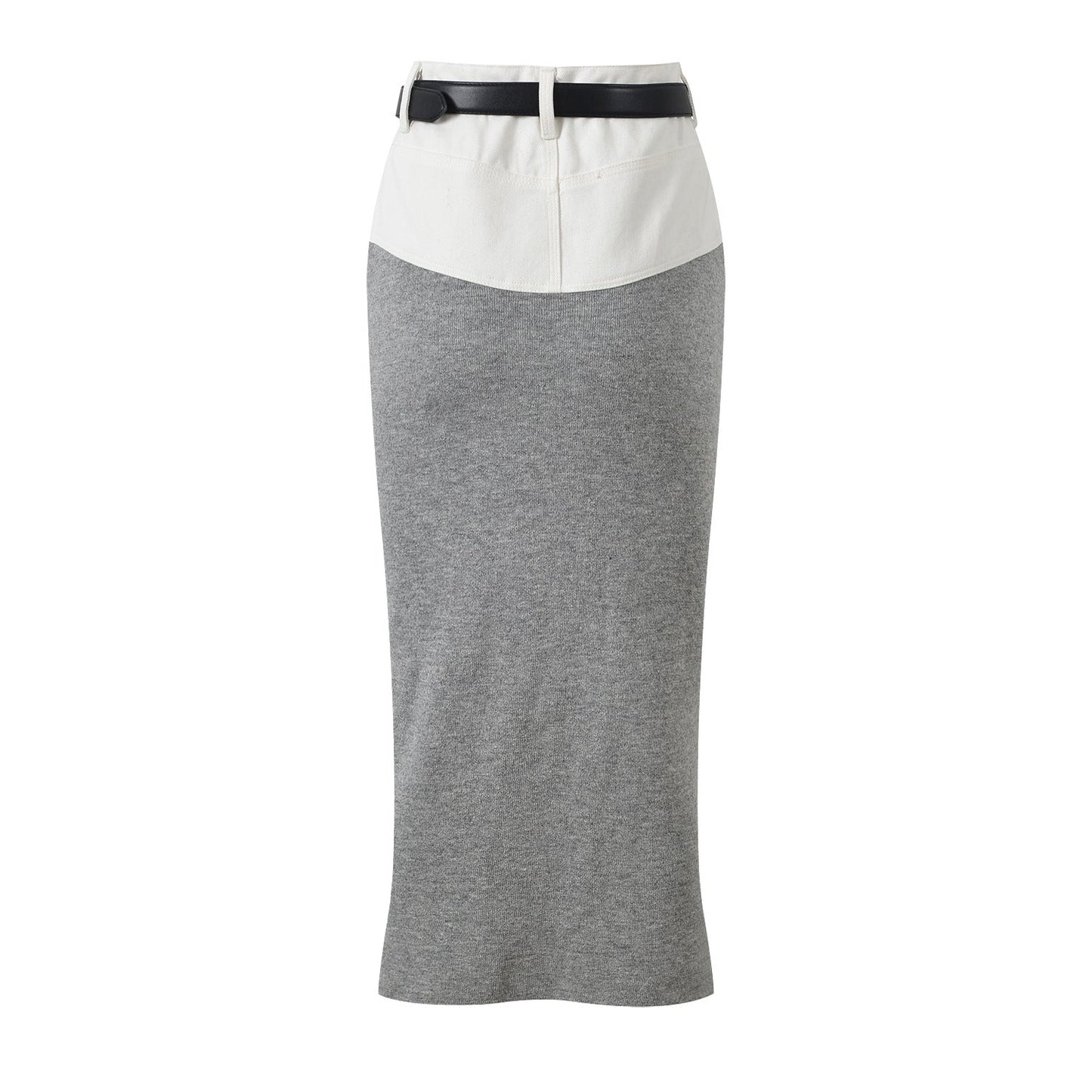 Short-sleeved knitted top + hip skirt THOM TREND