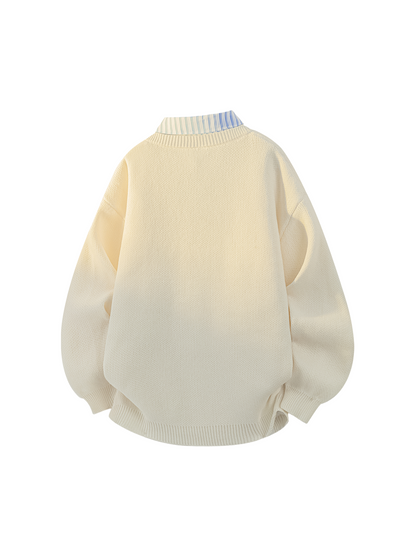 Faux two-piece sweater THOM TREND