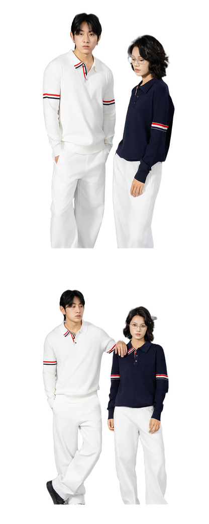 2025SS Unisex lapel sweater THOM TREND