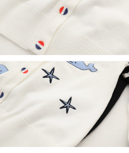 Women's V-neck cardigan