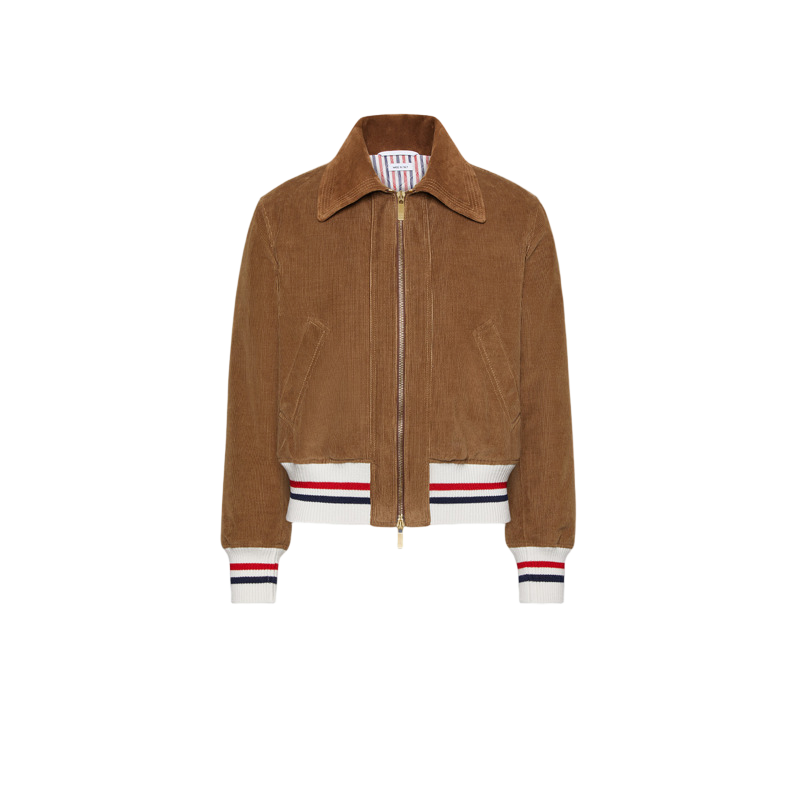 2025SS Corduroy color-block jacket THOM TREND