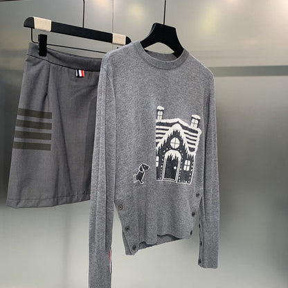 Christmas House Knitted Sweater