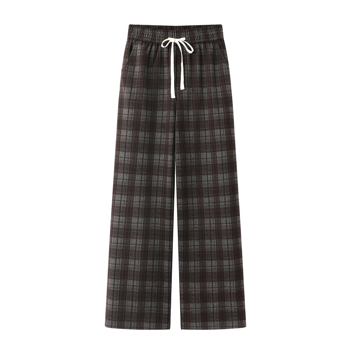 2025SS Plaid brushed trousers THOM TREND