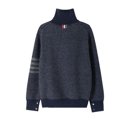 Chunky knit lapel sweater THOM TREND