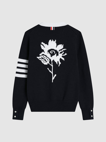 2025SS floral back cardigan THOM TREND