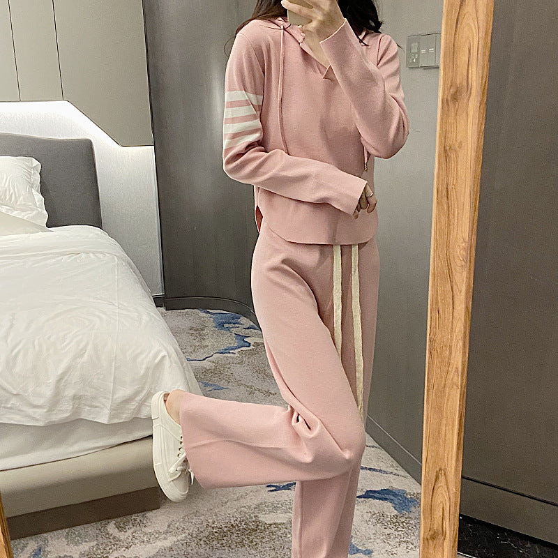 2025SS Hooded long-sleeved set THOM TREND