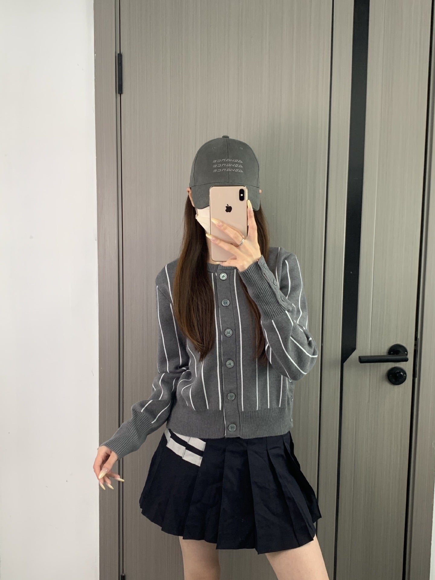 2025SS vertical striped cardigan THOM TREND