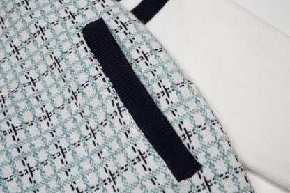 2025SS  color-block plaid jacket THOM TREND