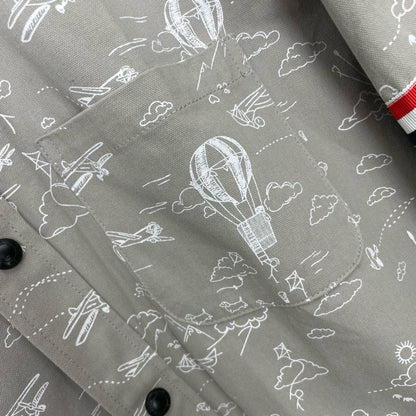 2025SS printed shirt THOM TREND