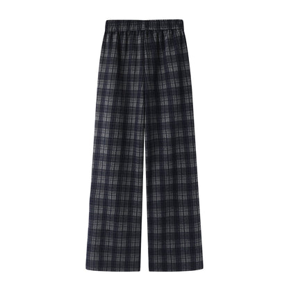 2025SS Plaid brushed trousers THOM TREND