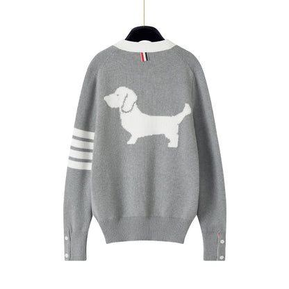 2025SS Back Dog Cardigan THOM TREND