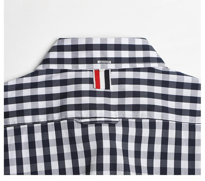 2025SS Couple plaid shirt THOM TREND