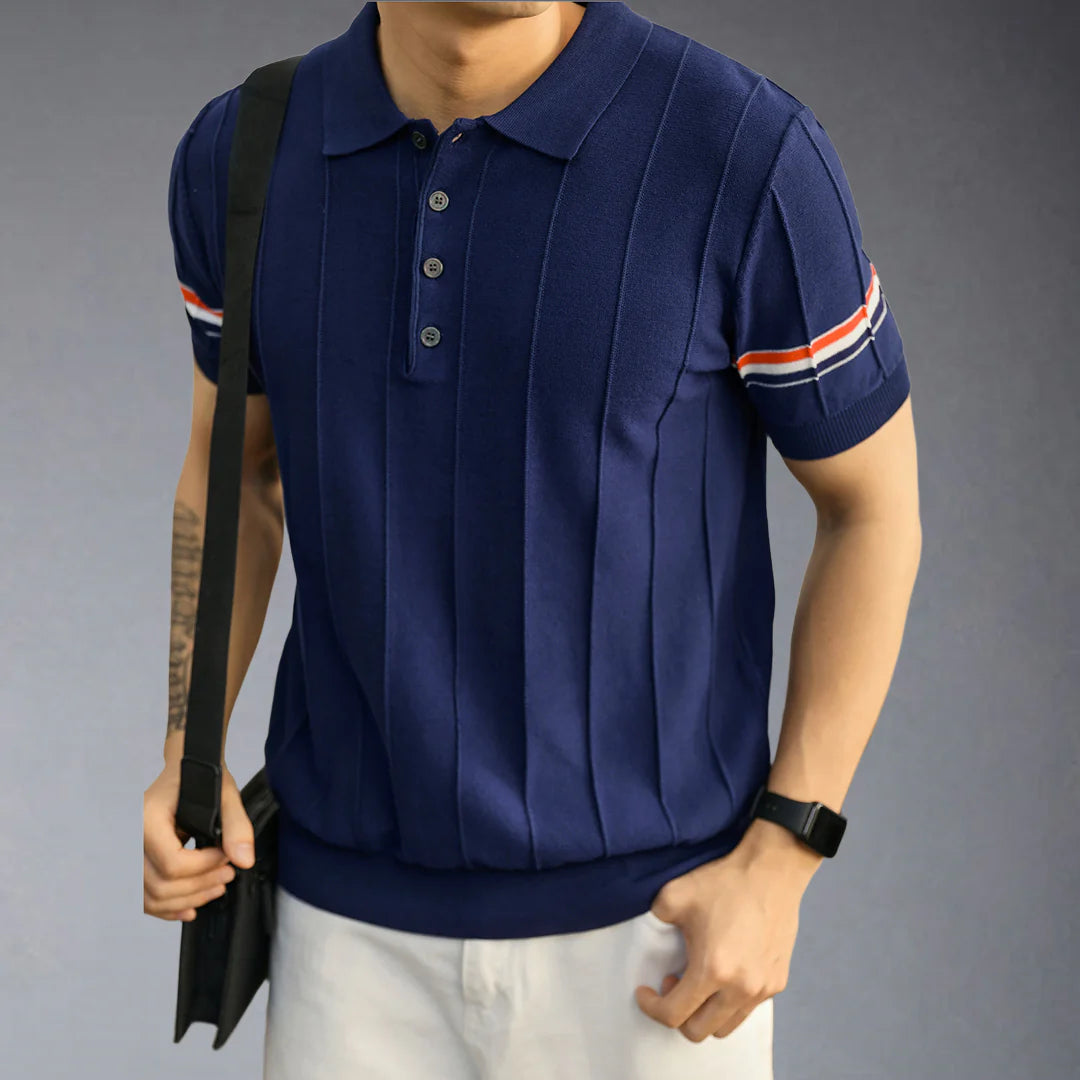 2025SS Knitted POLO shirt THOM TREND