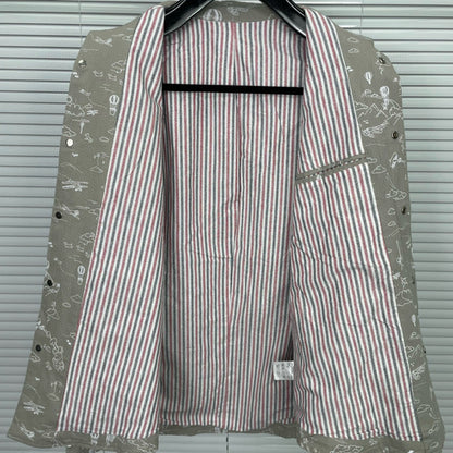 2025SS printed shirt THOM TREND