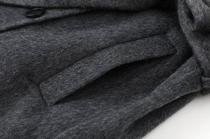 2025SS Double-breasted woolen coat THOM TREND